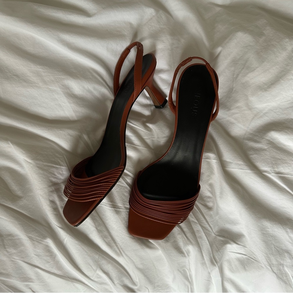 Neous “Red” Rossi 55 Slingback Heeled Sandals